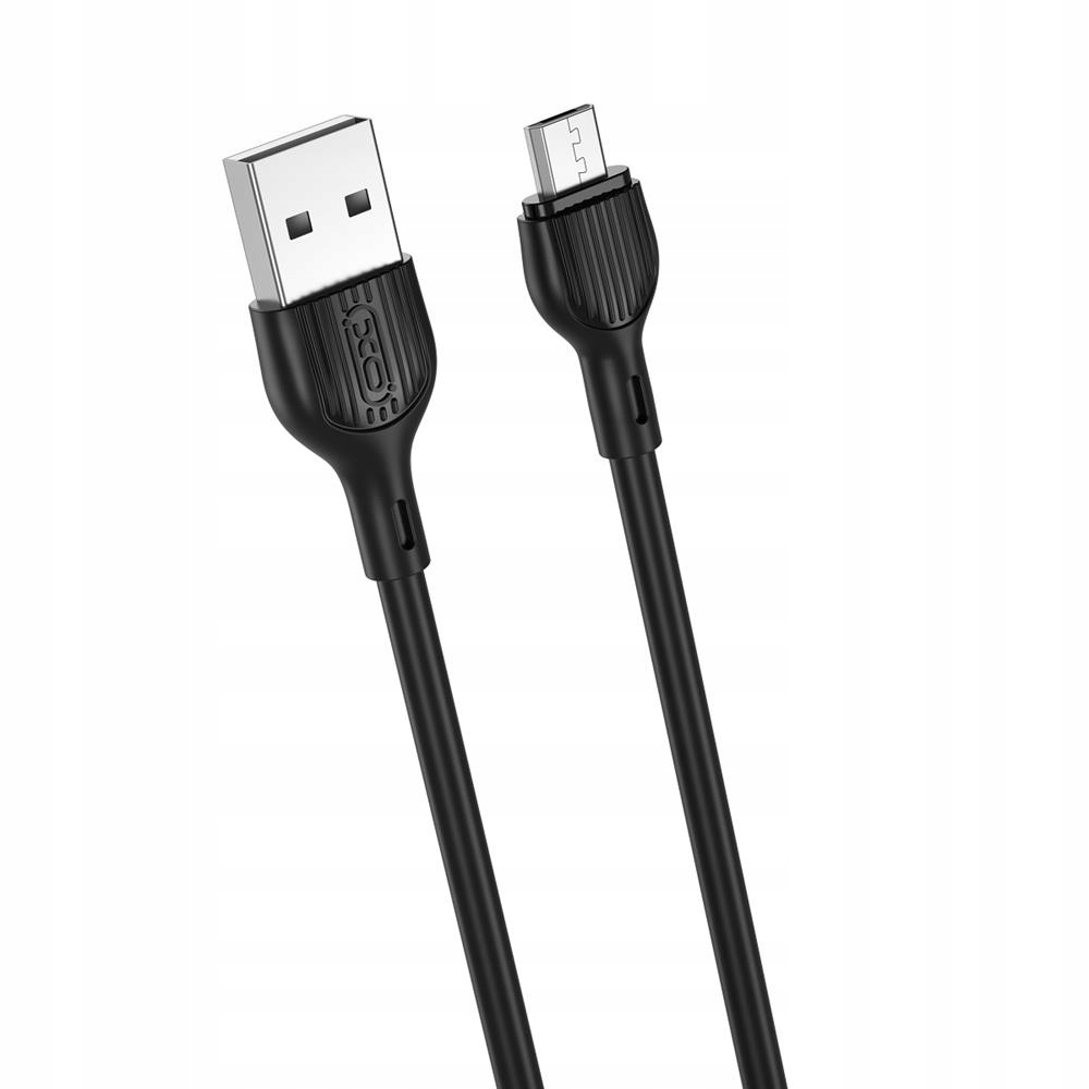 Xo kabel NB200 Usb microUSB 1,0m 2. 1A czarny Xo