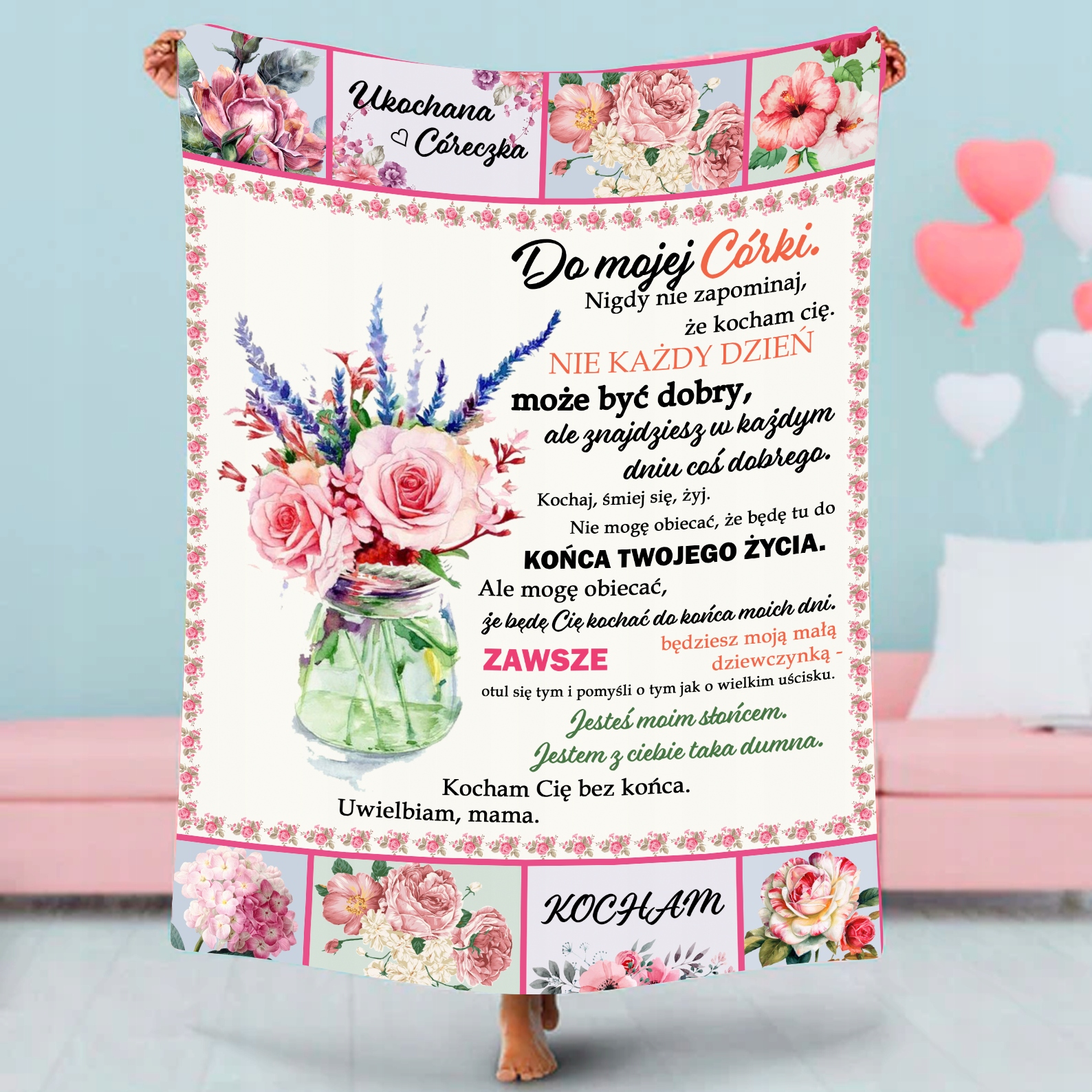 

Koc Ukochana córeczka Pled Narzuta Sherpa 152x203