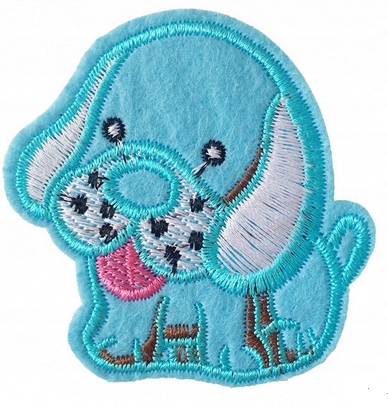 NAKLEJKA APLIKACJA ŁATKA haft piesek c-10