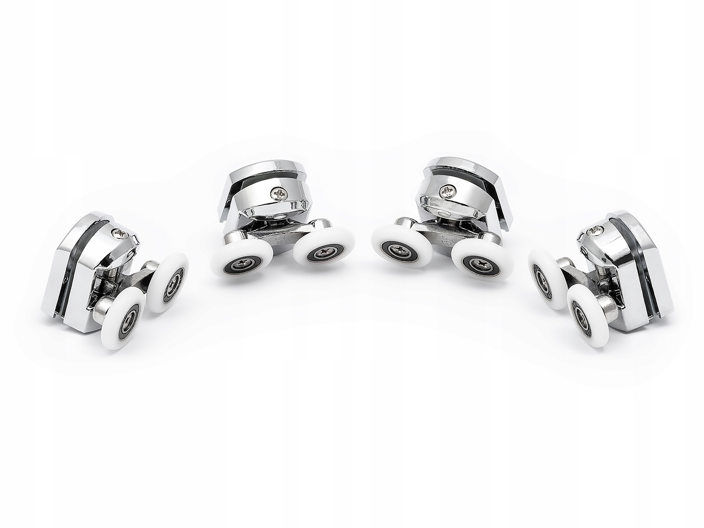 CHROMOWANA ROLKA WÓZEK DO KABINY PRYSZNICOWEJ PODWÓJNE ROLKI GÓRNE 23 MM Kod producenta RZ22113