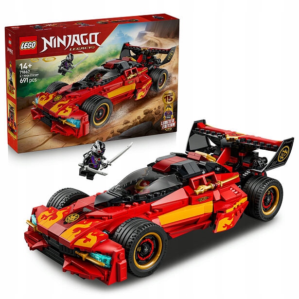Lego Ninjago 71867 Kaiův červený bourák: 15 let Ninjago