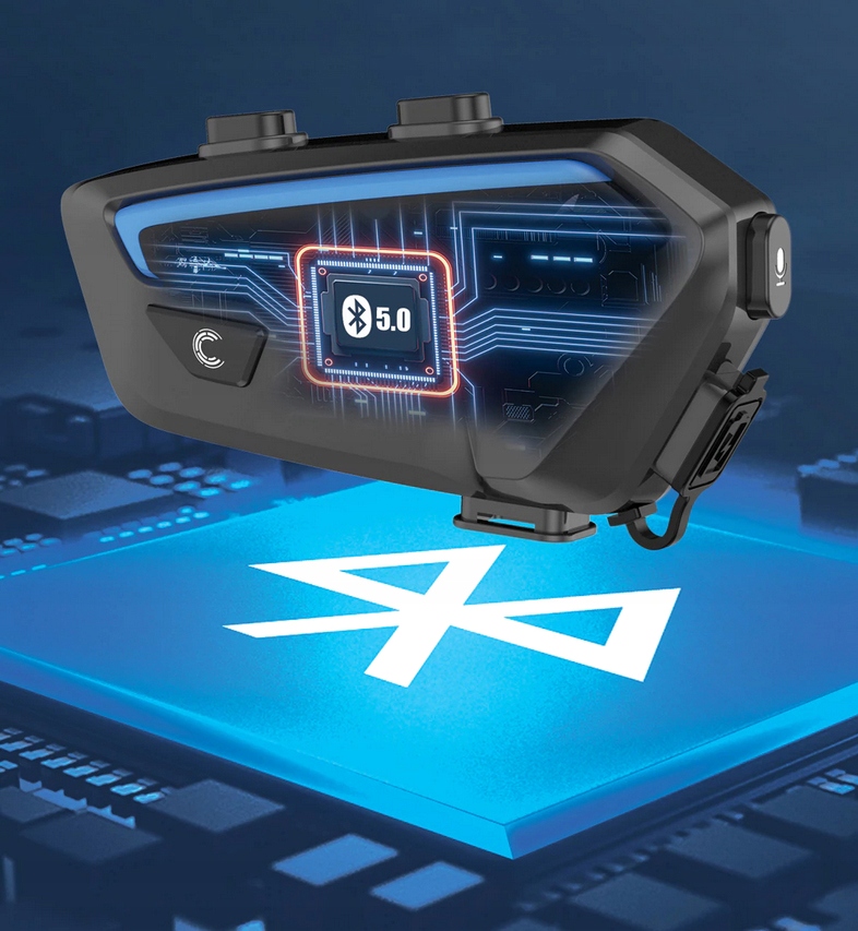 INTERKOM MOTOCYKLOWY FREEDCONN FX KONFERENCJA POLSKI LEKTOR RADIO FM BT 5.0 Typ mikrofonu hybrydowy integralny