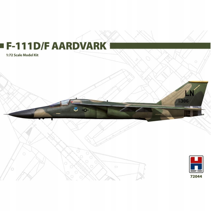 F-111 D/f Aardvark 1:72 Hobby 2000 72044