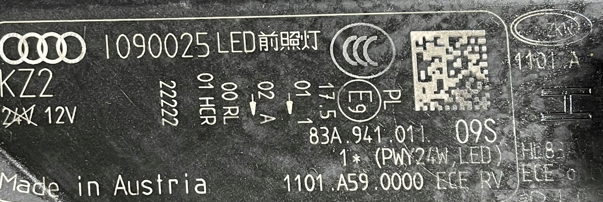 AUDI Q3 II 83A 2018 - light front front module left FULL LED 83A941011