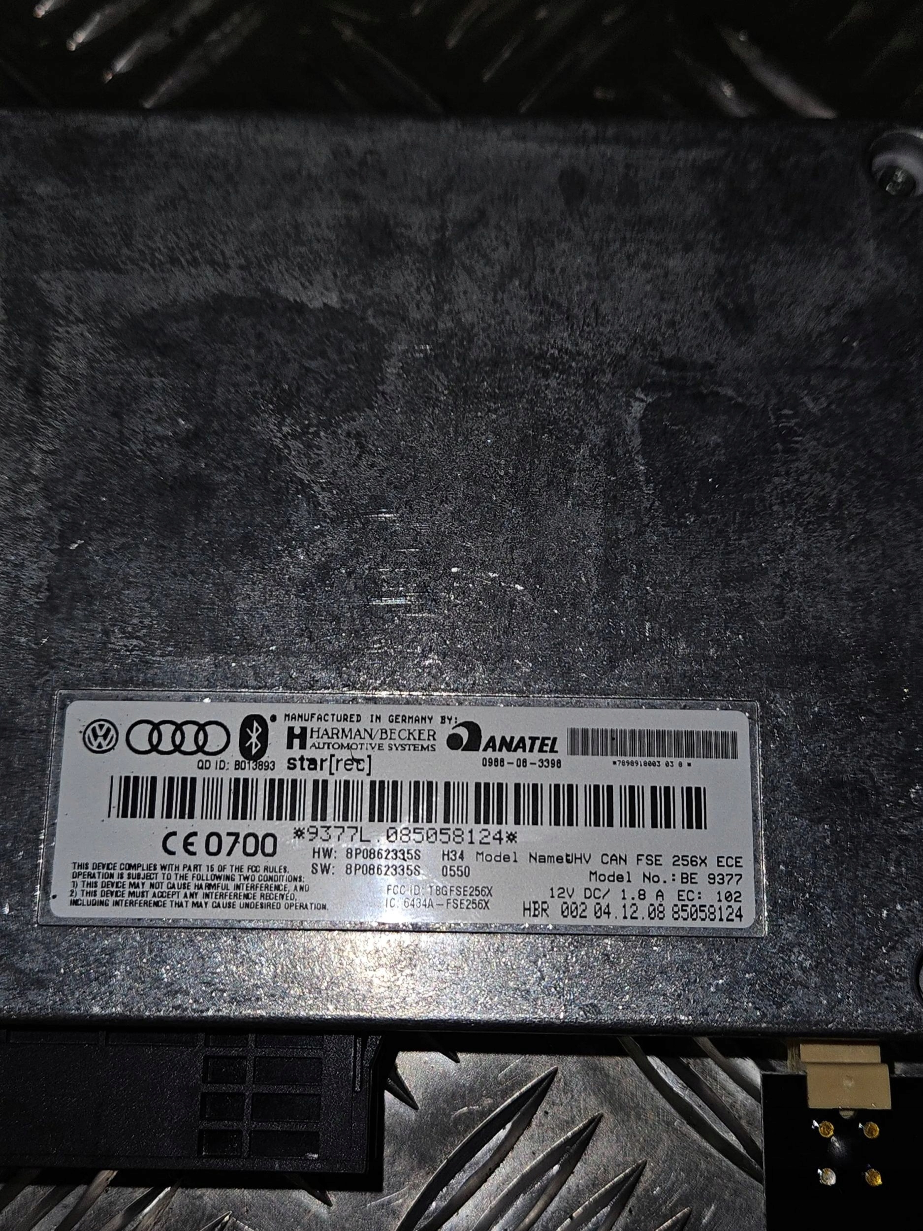 Audi S3 8P блок комфорта интерфейс bluetooth ЭБУ 8P0862335S