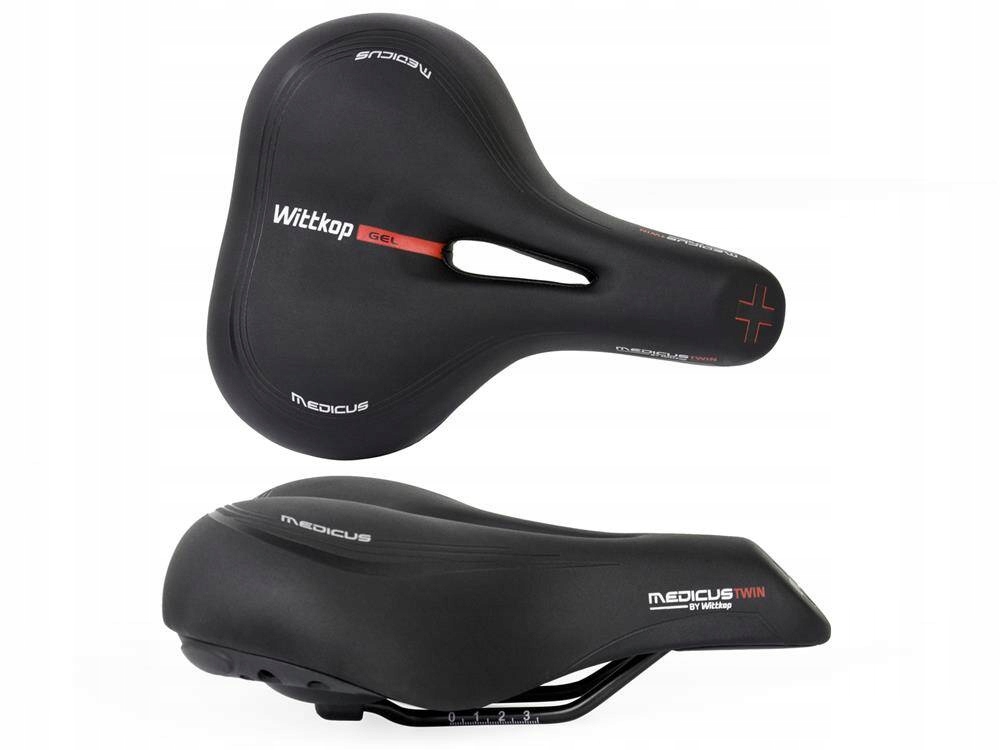 Siodełko rowerowe Wittkop Medicus Twin 3.0 Ergonomiczne żelowe, miejskie