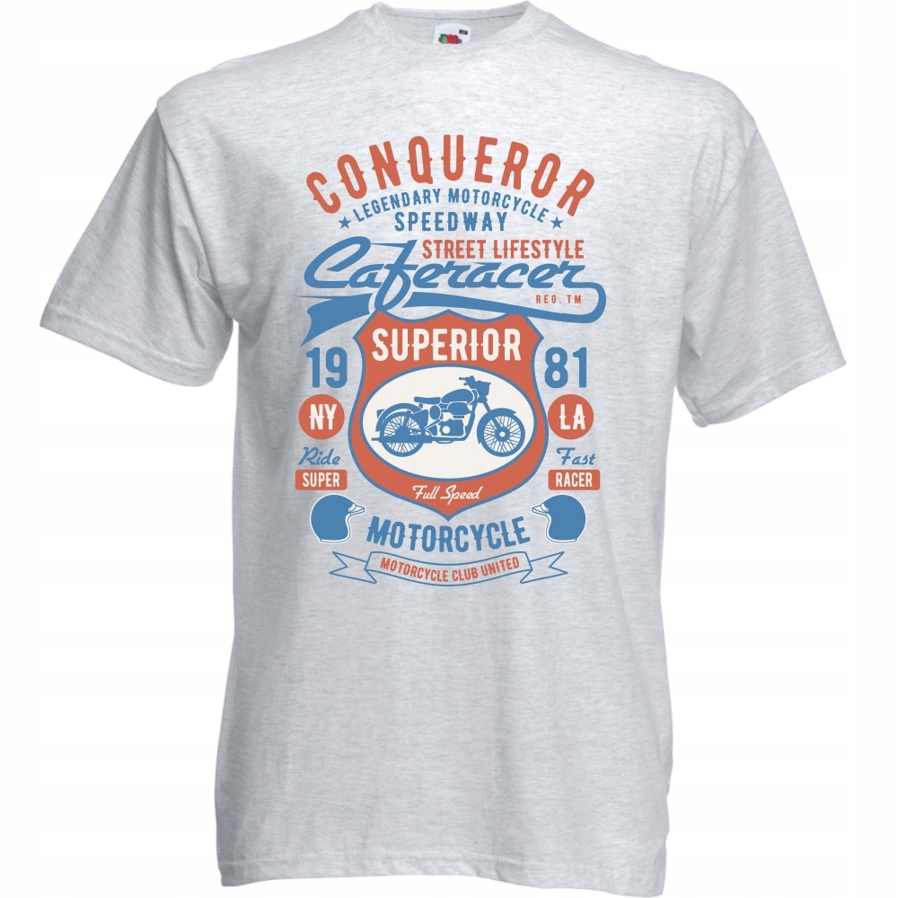 

Koszulka motocykl motocyklista sport XXL ash szara