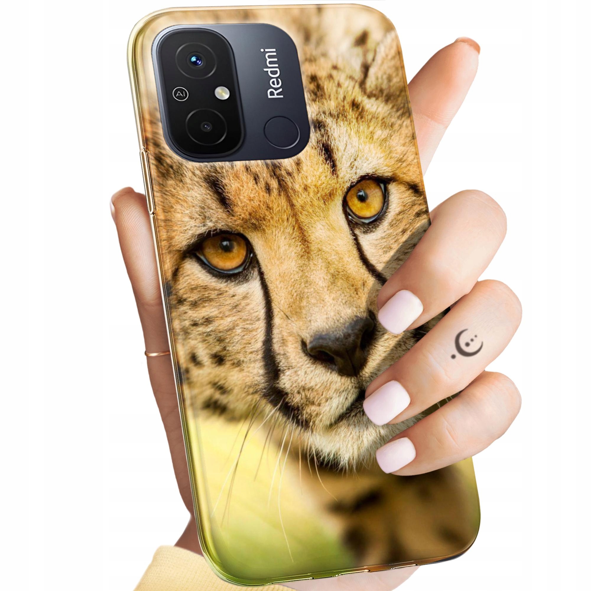 Etui Do Xiaomi Redmi 12C Gepard Cętki Panterka Obudowa Pokrowiec Case