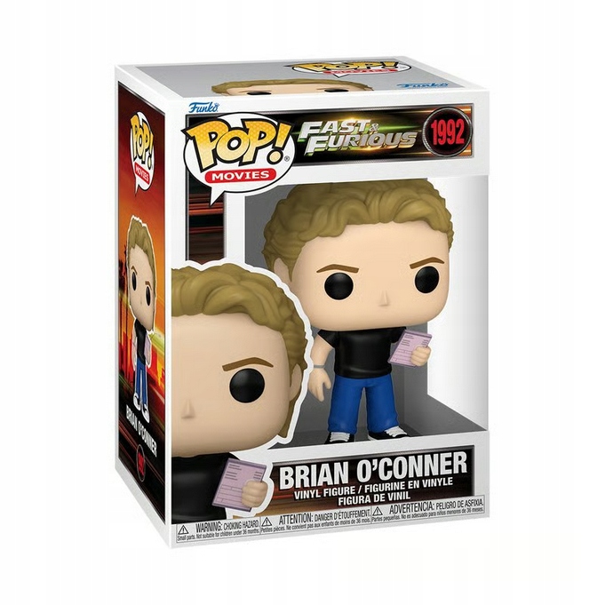 Funko Pop Sběratelská figurka Brian O'Conner Fast and Furious 1992