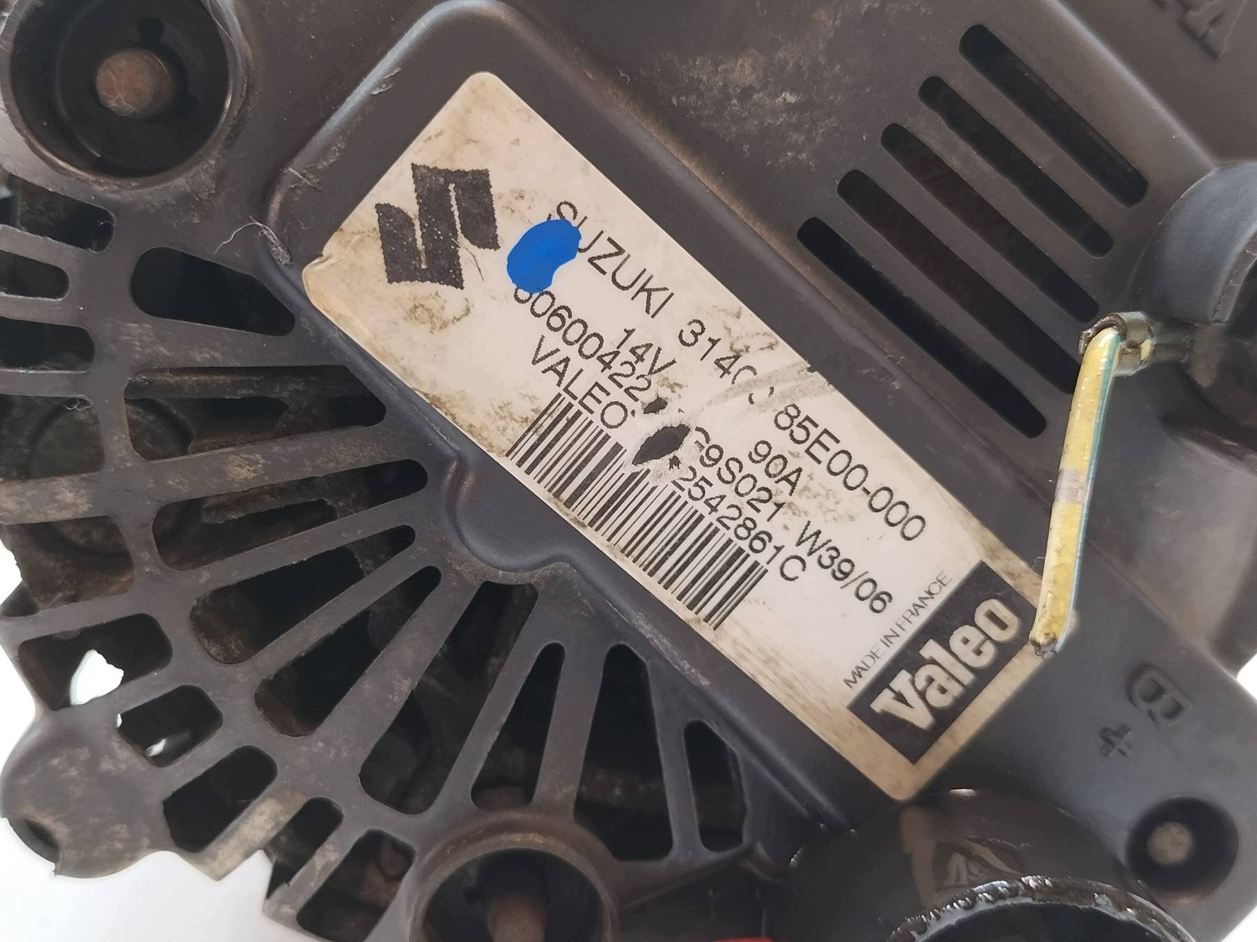 alternator 3140085E00-000 30600422 1.3 D Suzuki Swift IV (2004-2010)