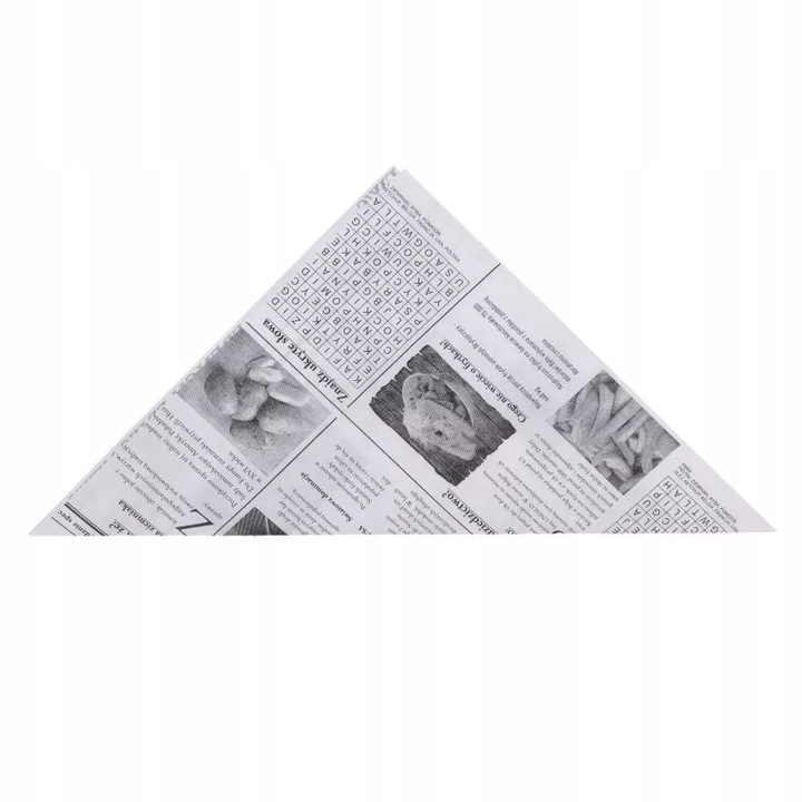 Frytki RÓŻKI KOPERTY torebki papierowe 200 szt