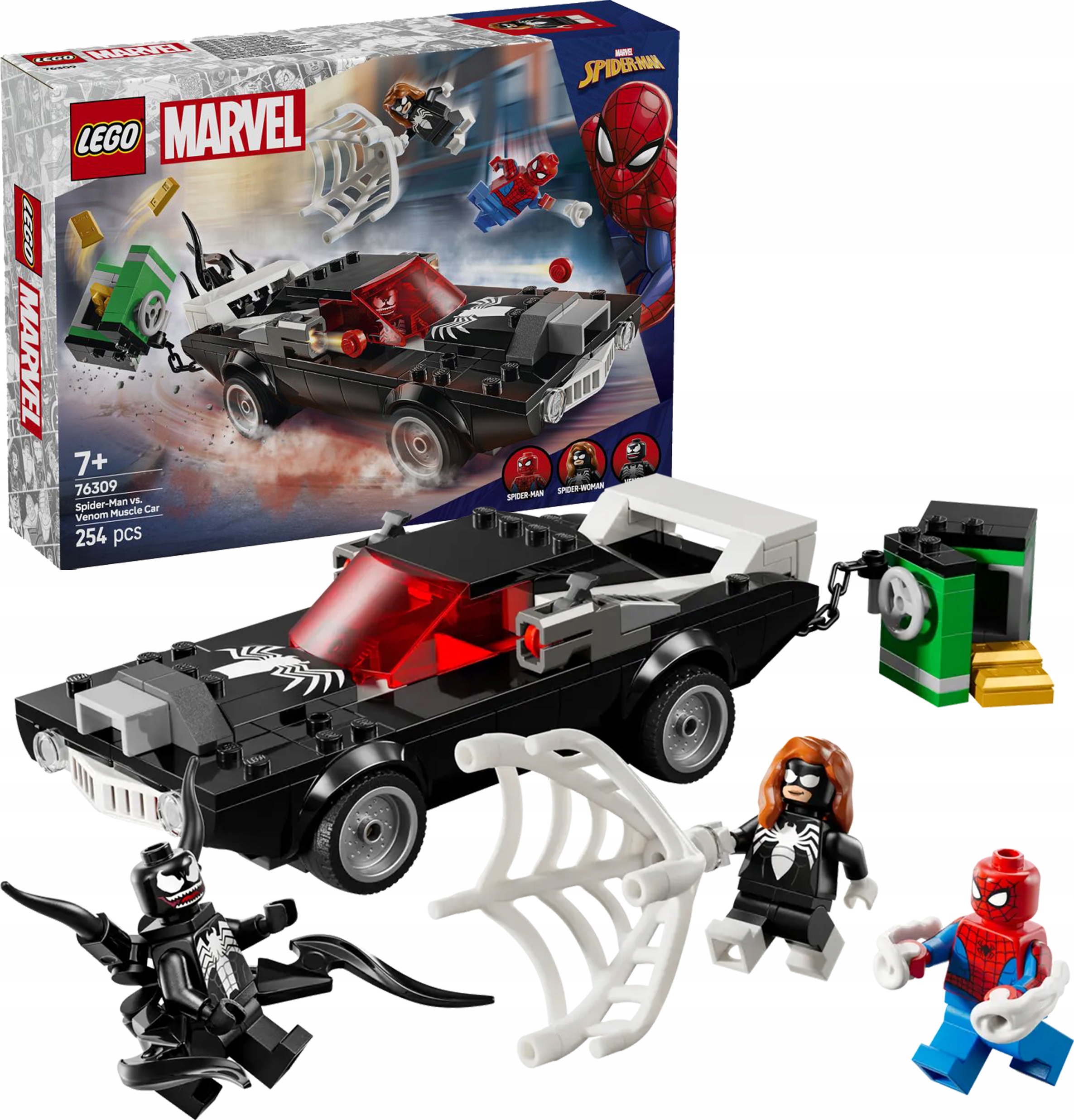 Lego Heroes Spider-Man vs. Muscle Car Venom 76309