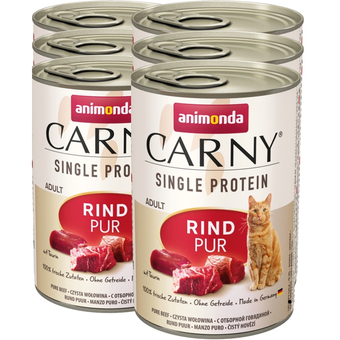 Levně Animonda Carny Single Protein hovězí konzerva Set 6x400g