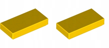 

Lego Płytka płaska 1x2 żółty 3069b 2szt