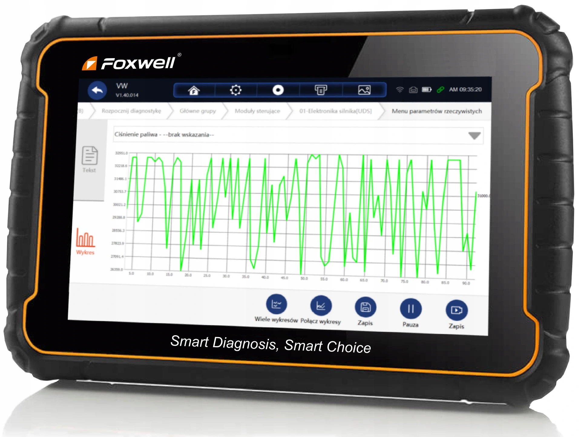 Tester diagnostyczny FOXWELL i70 WARSZTAT J.POLSKI