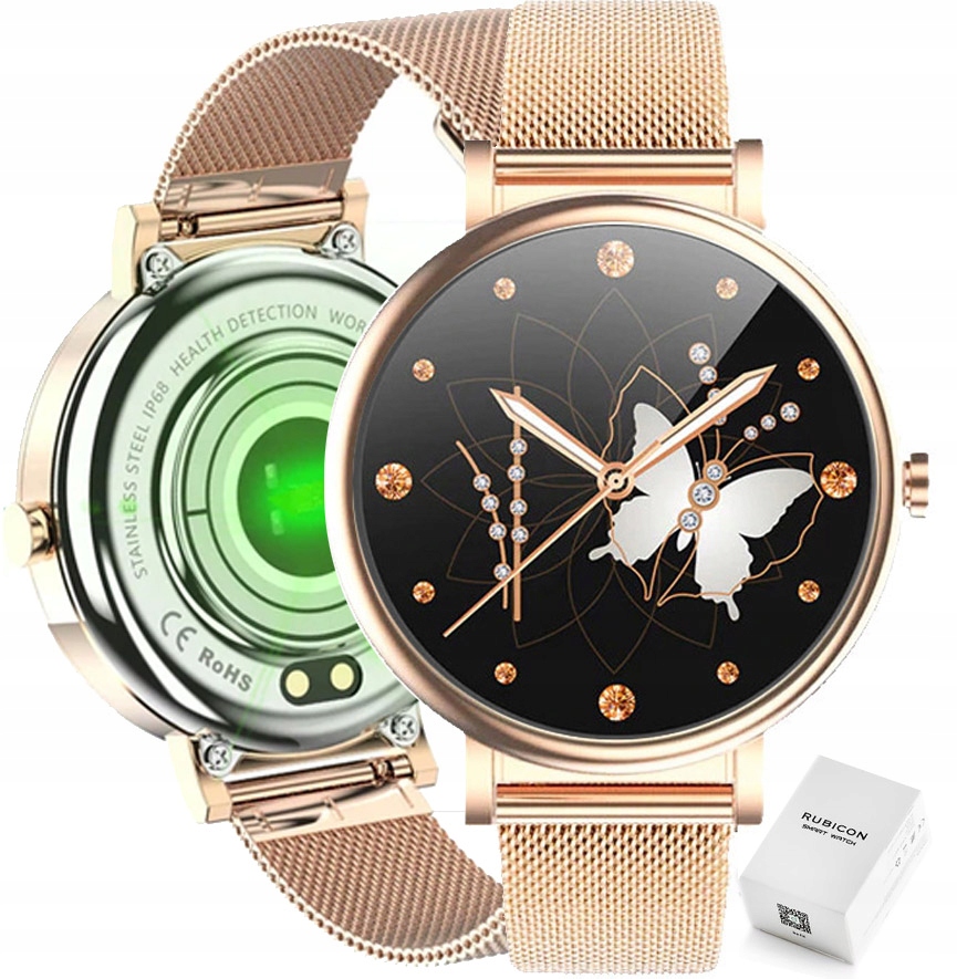 

Zegarek Damski Smartwatch Sms Kroki Trening Puls