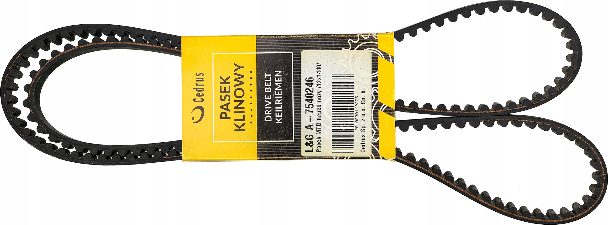 Pásek Mtd Pohon Nožů 20x1453 754-0246 06228078000 Mtd 16SL