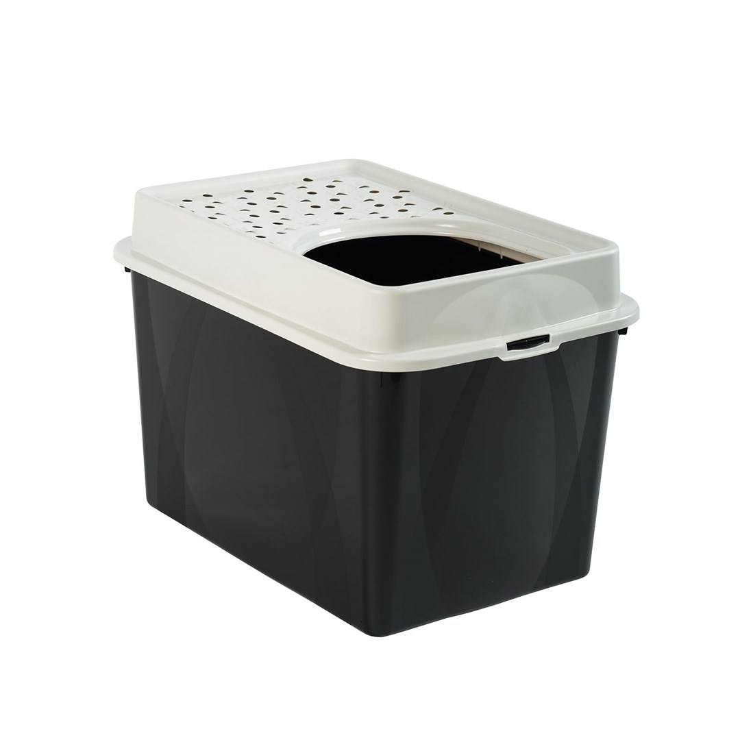 Levně Rotho Toaleta Berty Top Entry Eco black kočka