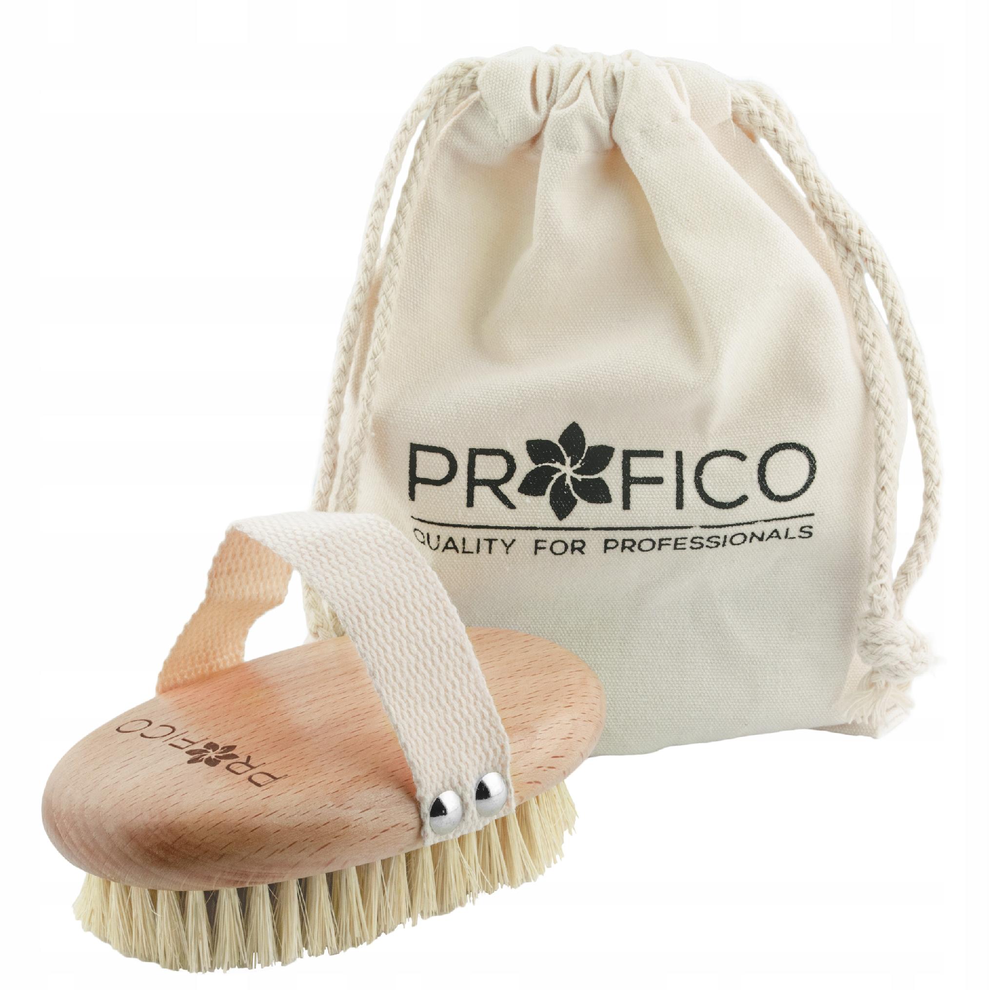 SZCZOTKA do MASAŻU ciała SUCHO ANTYCELLULITOWA rozstępy TAMPICO z AGAWY Zawiera baterie nie