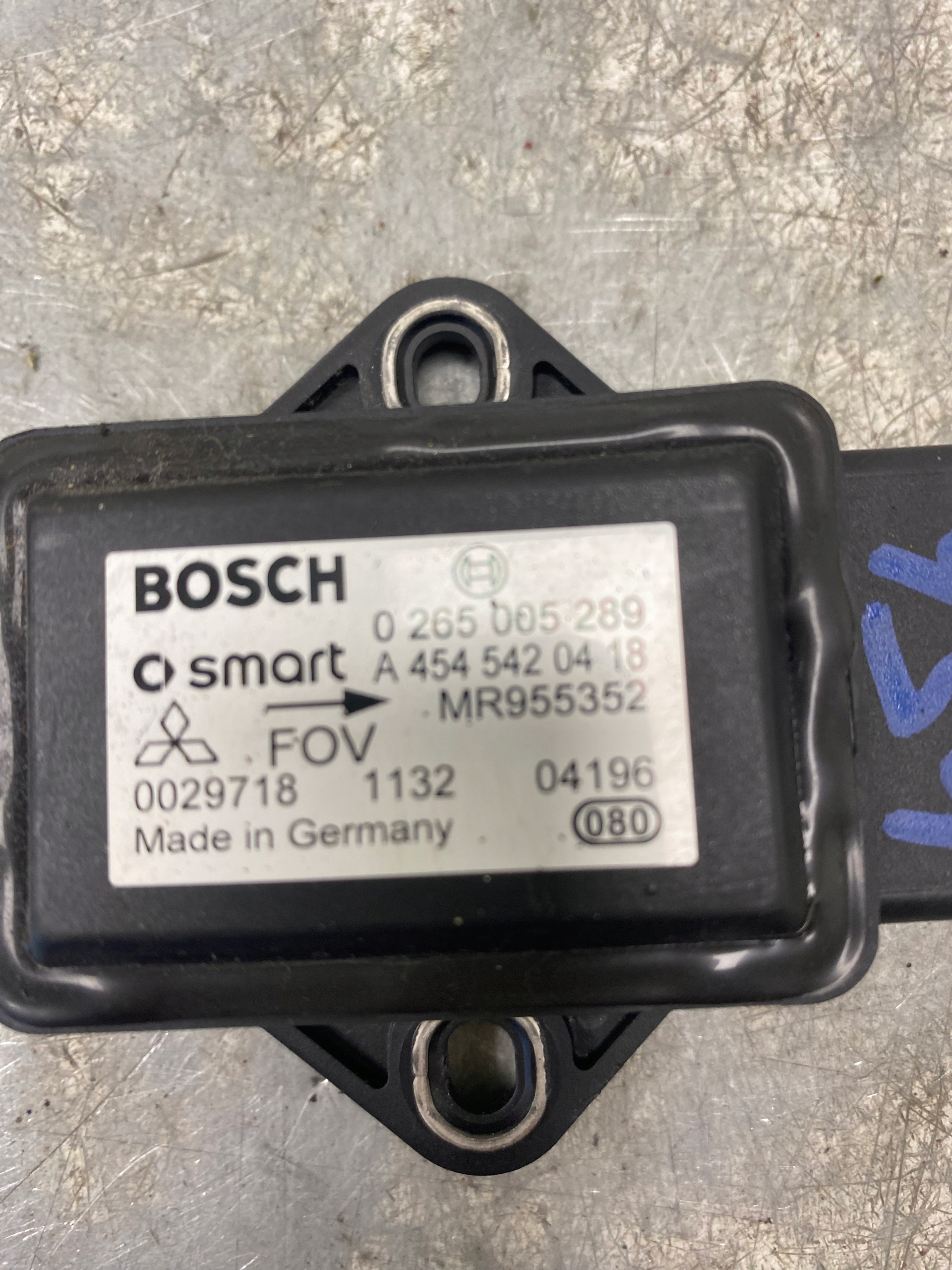 SMART FORFOUR 454 Module SENSOR Capteur ESP 0265005289