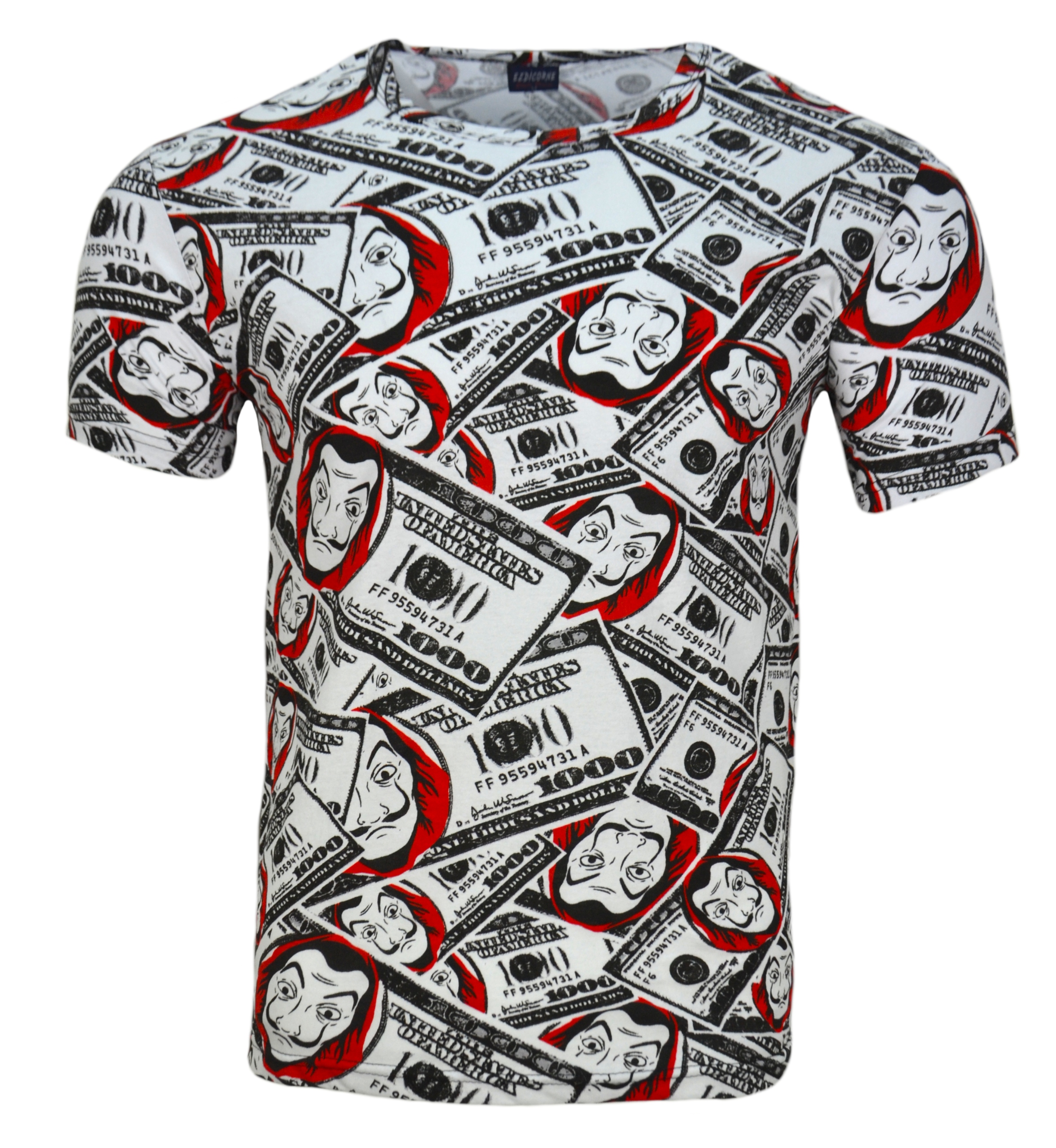 

Koszulka męska z nadrukiem bella ciao dollar r.XL