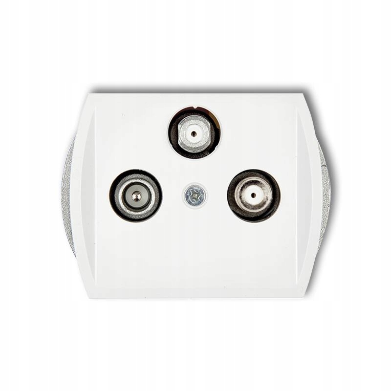 Karlik Trend bílý zásuvka 2 vstupy Sat+tv- Gsn