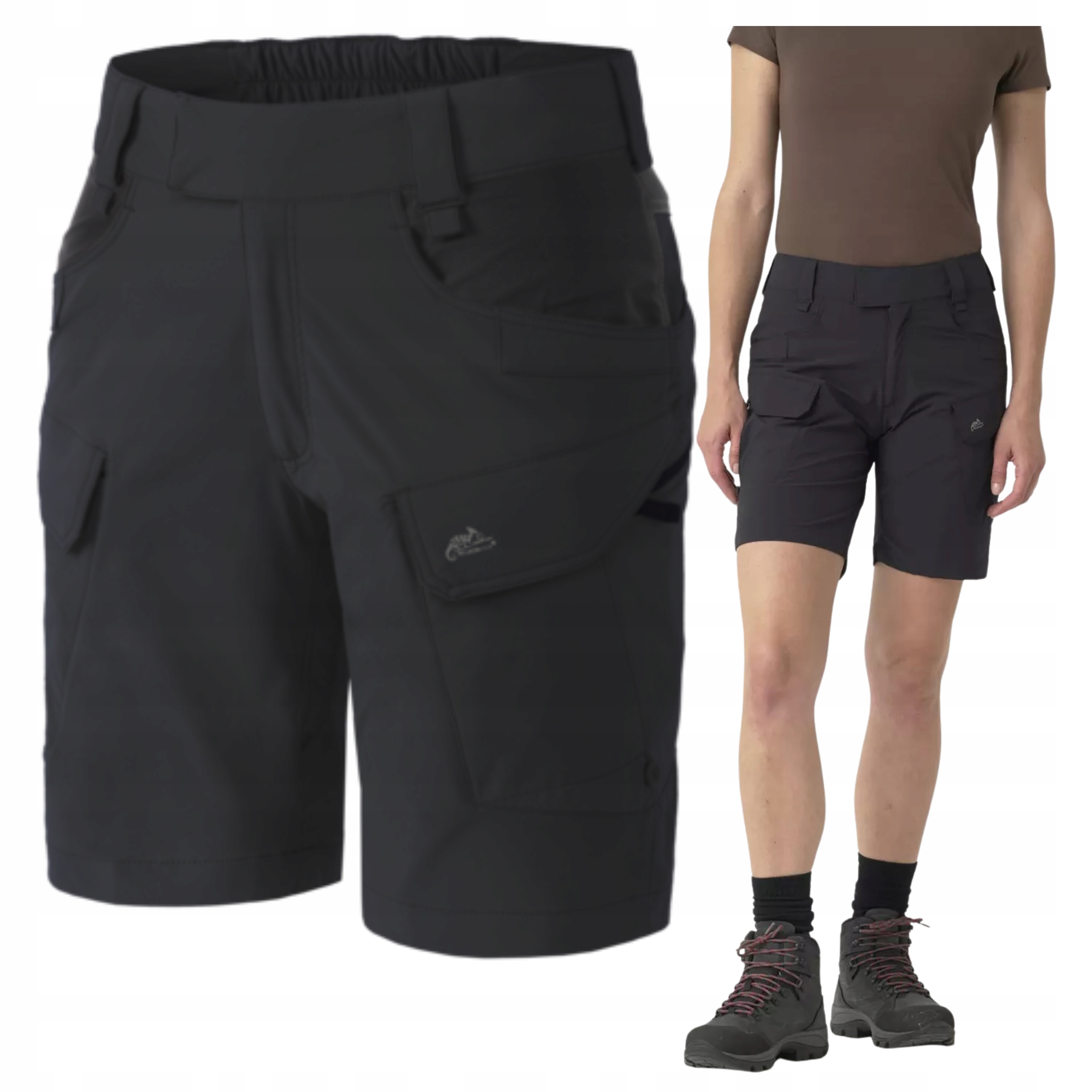 Dámské Kraťasy Krátké Šortky Helikon Kalhoty Otp 8'5 Černé S