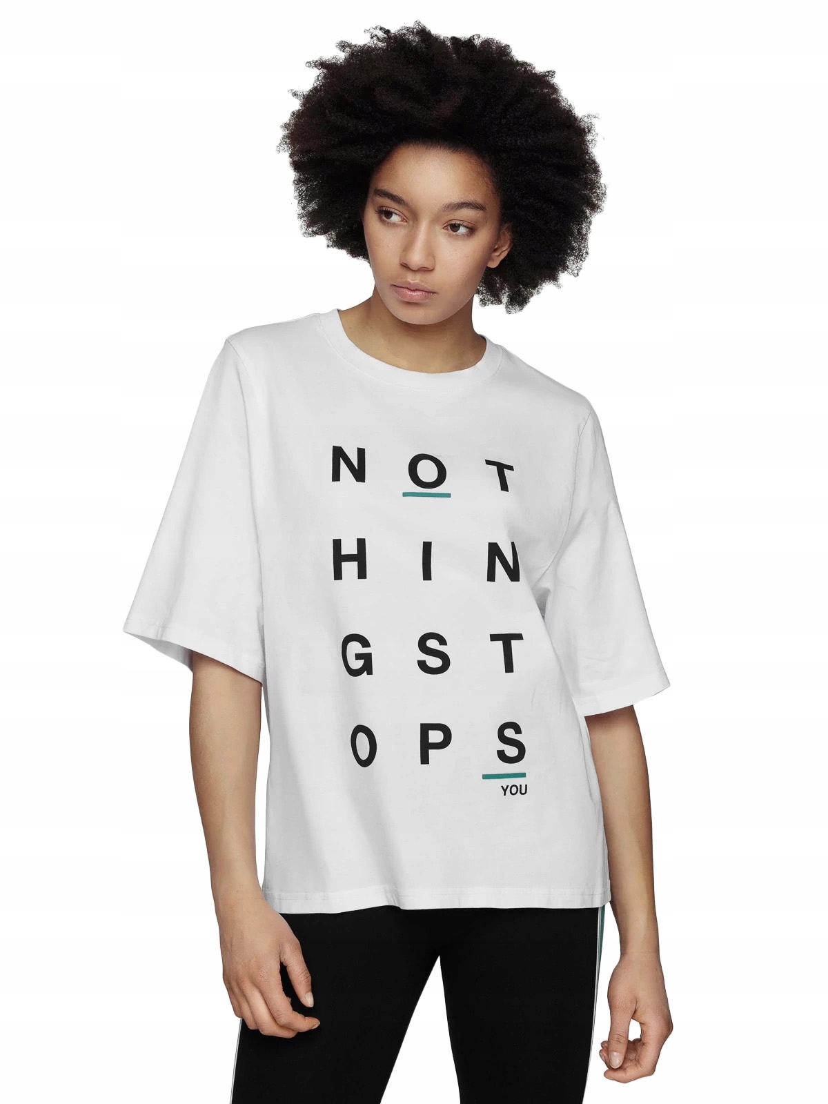 Koszulka damska 4F T-SHIRT oversize TSD012 XXL