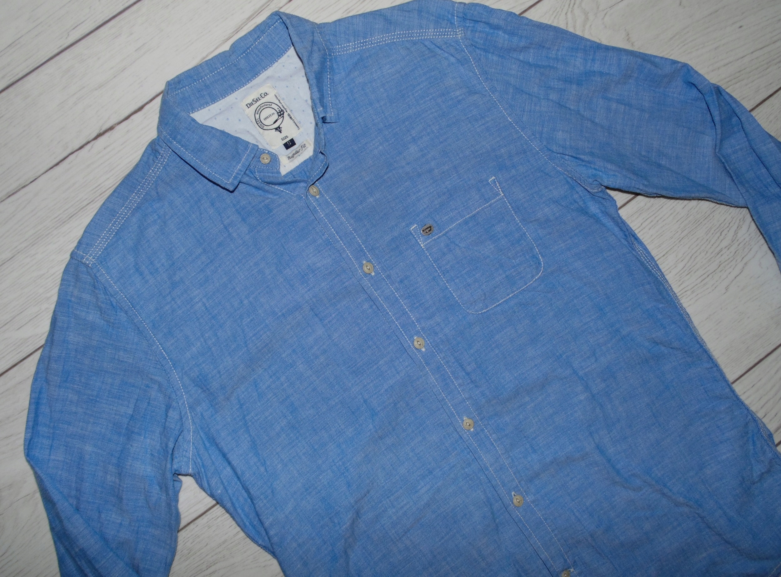 DIESEL KOSZULA MĘSKA r. S Fason regular