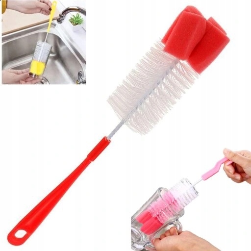 DŁUGA SZCZOTKA MYJKA DO MYCIA CZYSZCZENIA BUTELEK