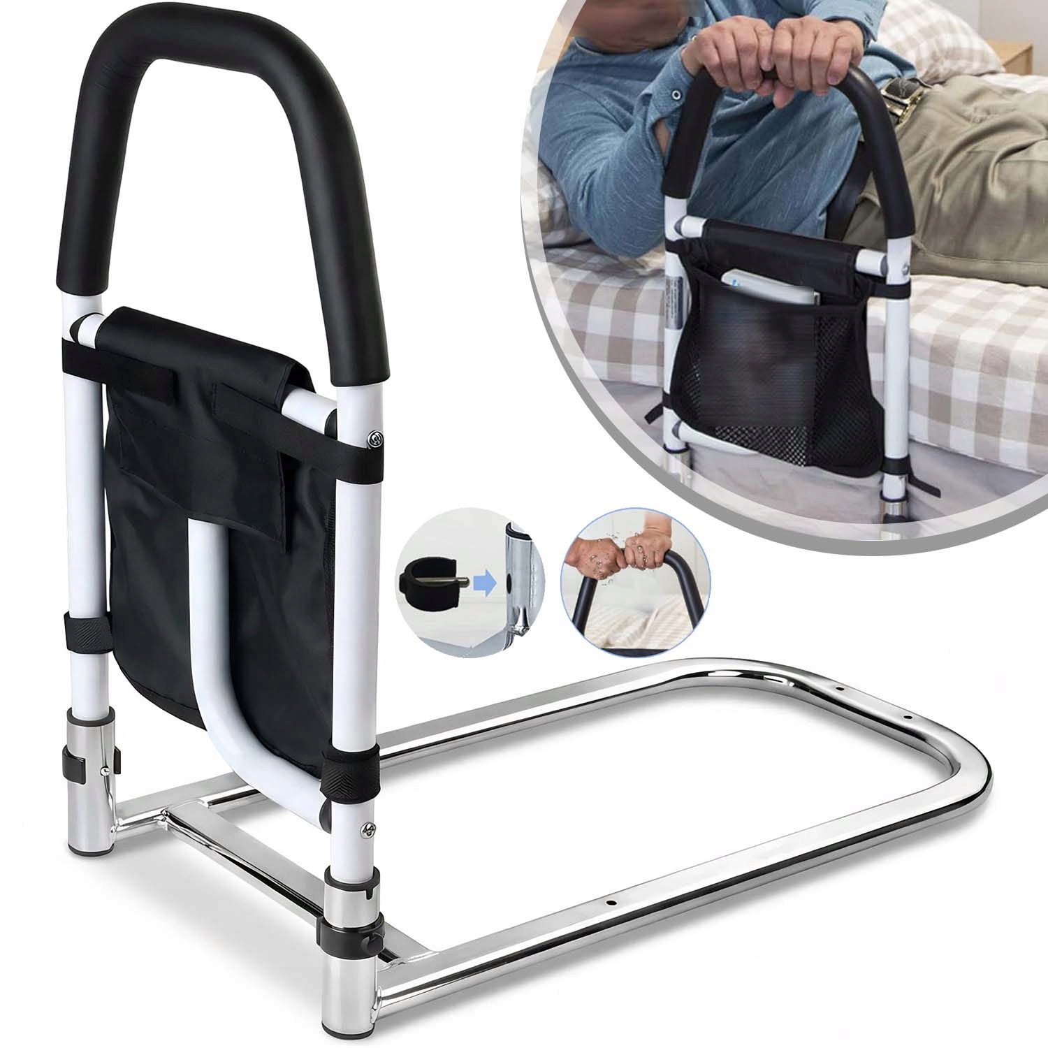 Uchwyt Do Wstawania Z Łóżka Podpórka Poręcz Barierka Do Łóżka Dla Seniora