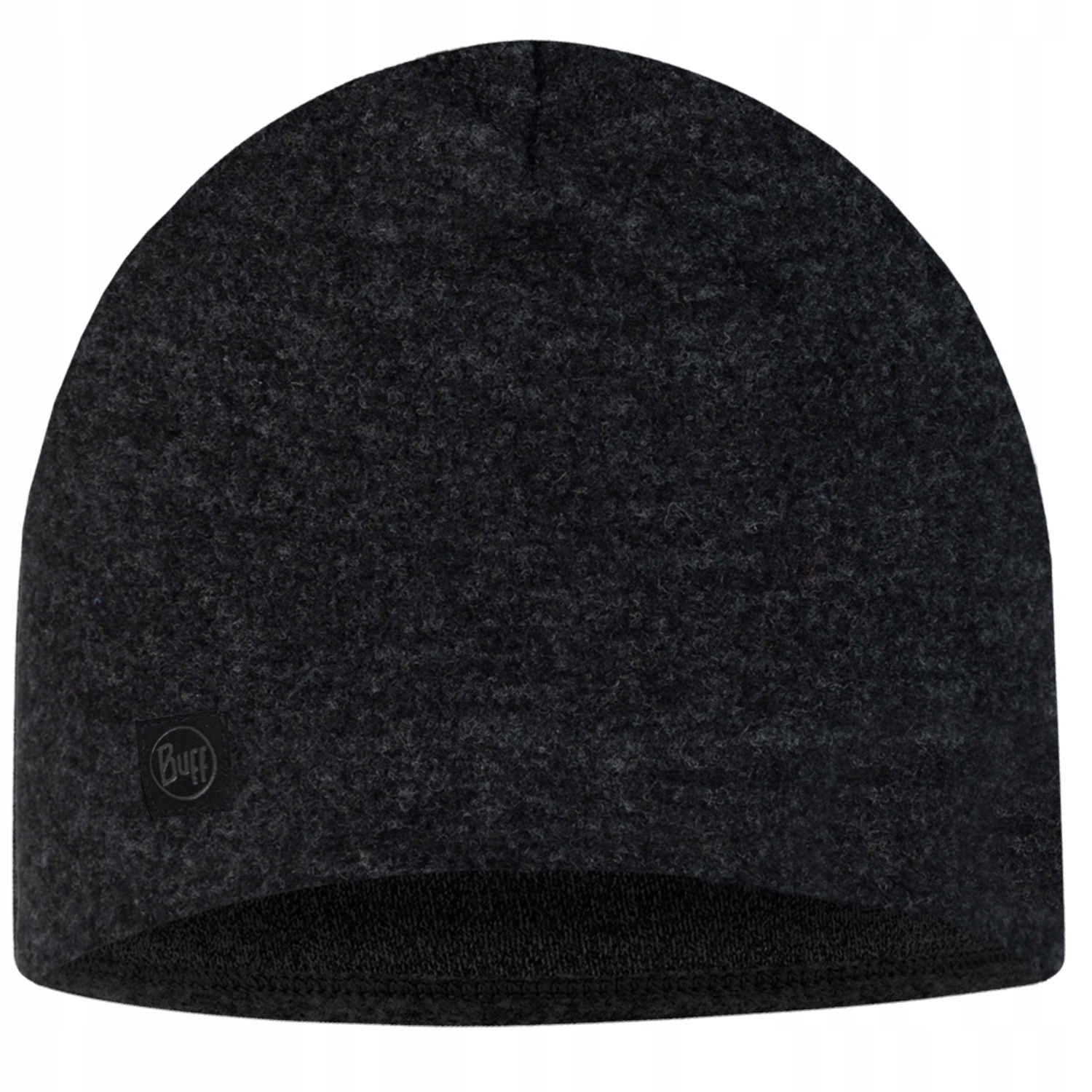 Buff Merino Fleece Hat Beanie [uni] Čepice Unisex Vlna Černá