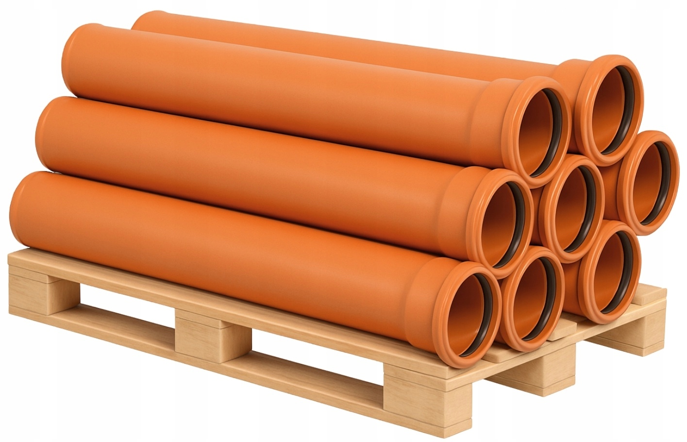 Rura Kanalizacyjna zewnętrzna Pvc 160×2000 SN4 4,0 – 8 sztuk 16mb