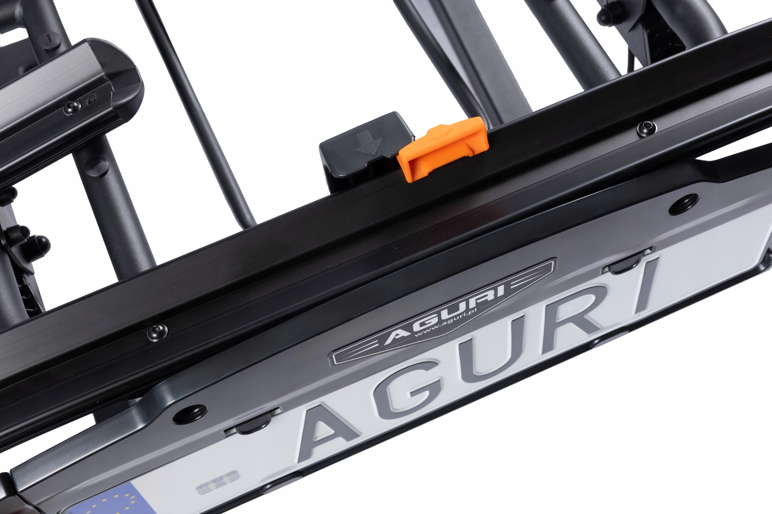 BAGAŻNIK ROWEROWY NA HAK AGURI ACTIVE BIKE PRO NA 4 ROWERY E-Bike UCHYŁ 13P Liczba rowerów 4