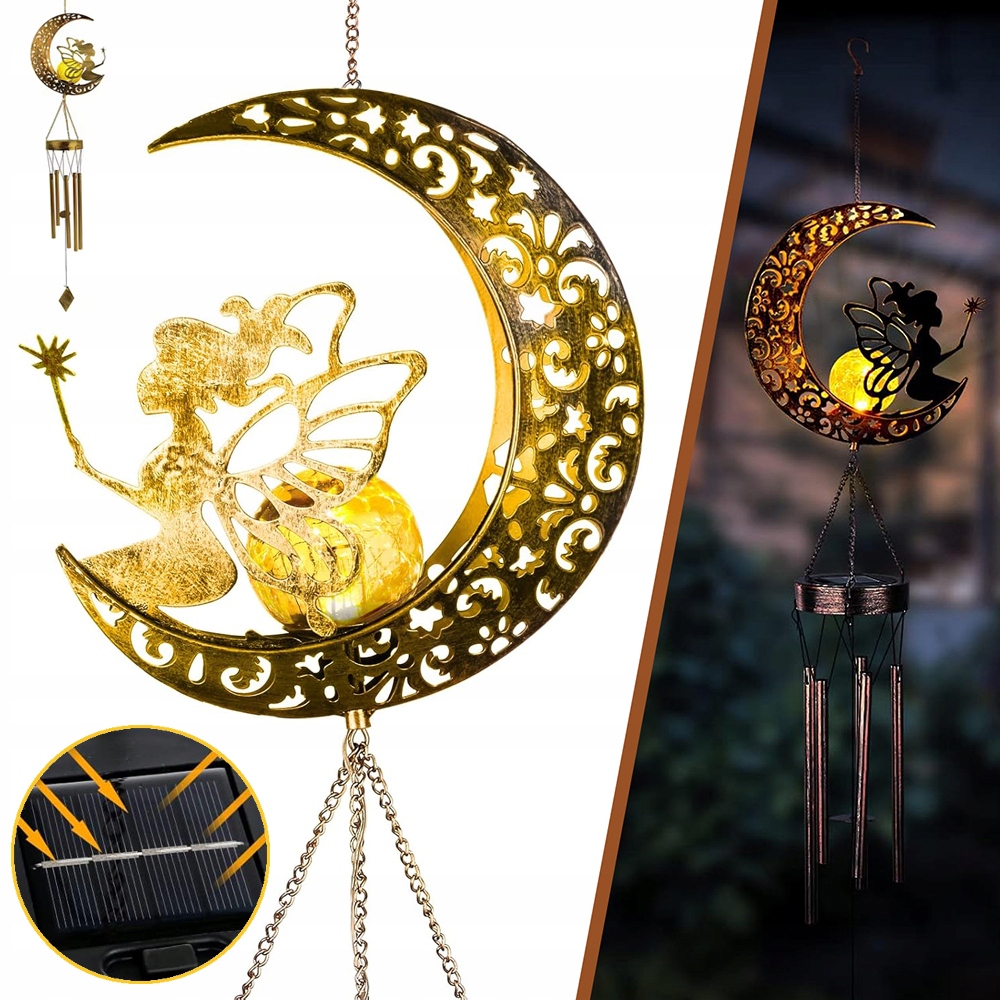 SOLARNE OŚWIETLENIE OGRODOWE, LAMPA DZWONKI, DEKORACYJNA LAMPA OGRODOWA