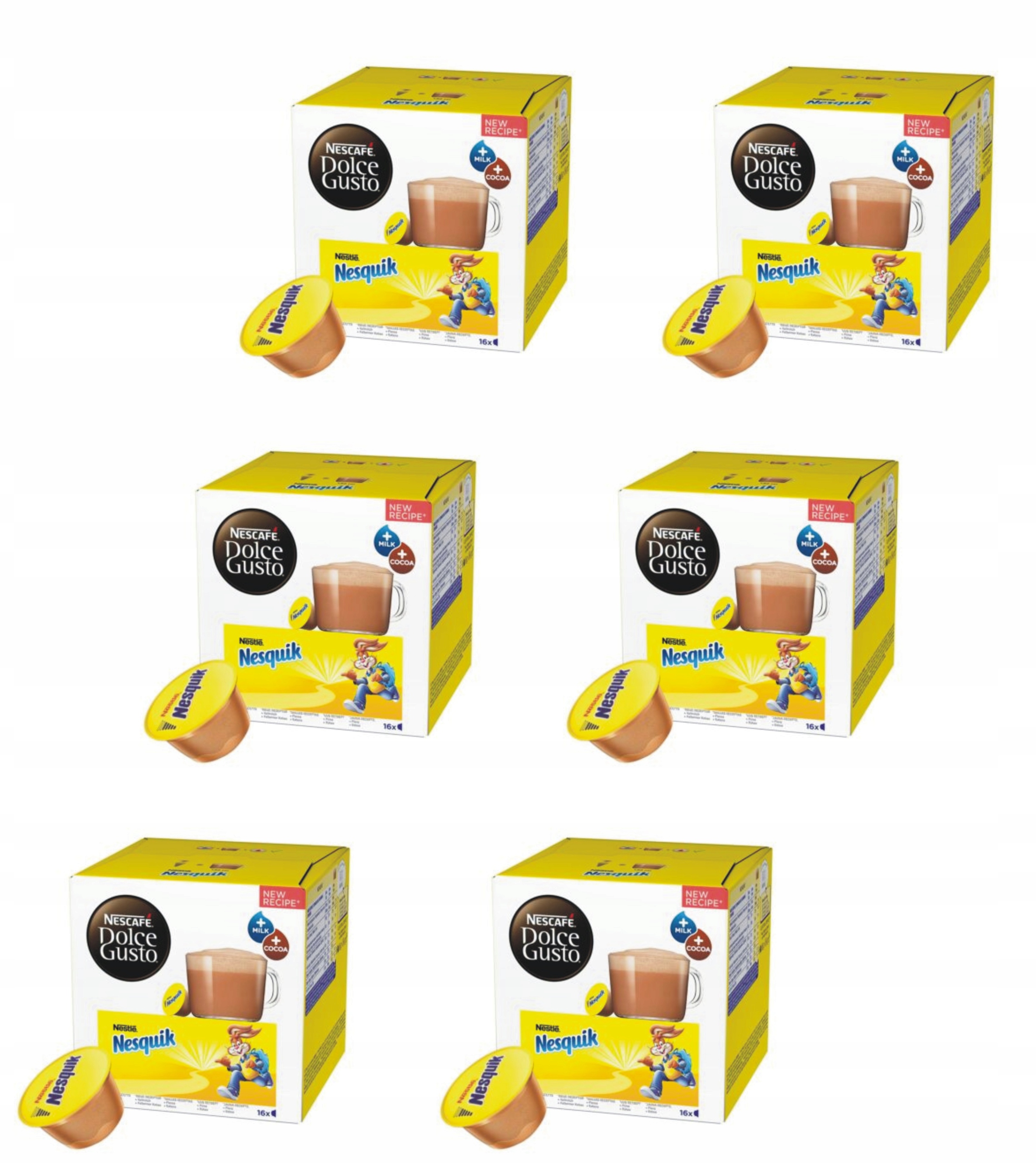 Kapsułki Do Nescafe Dolce Gusto Nesquik 96 sztuk 6x16