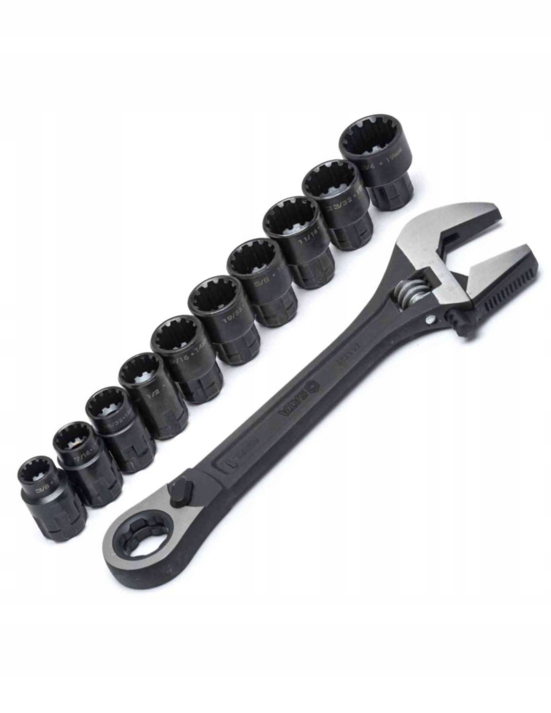 SATA KLUCZ NASTAWNY 8 RUR GRZECHOTKA PRZELOTOWA 10 NASADEK METRYCZNO CALOWE Kod producenta ST09000