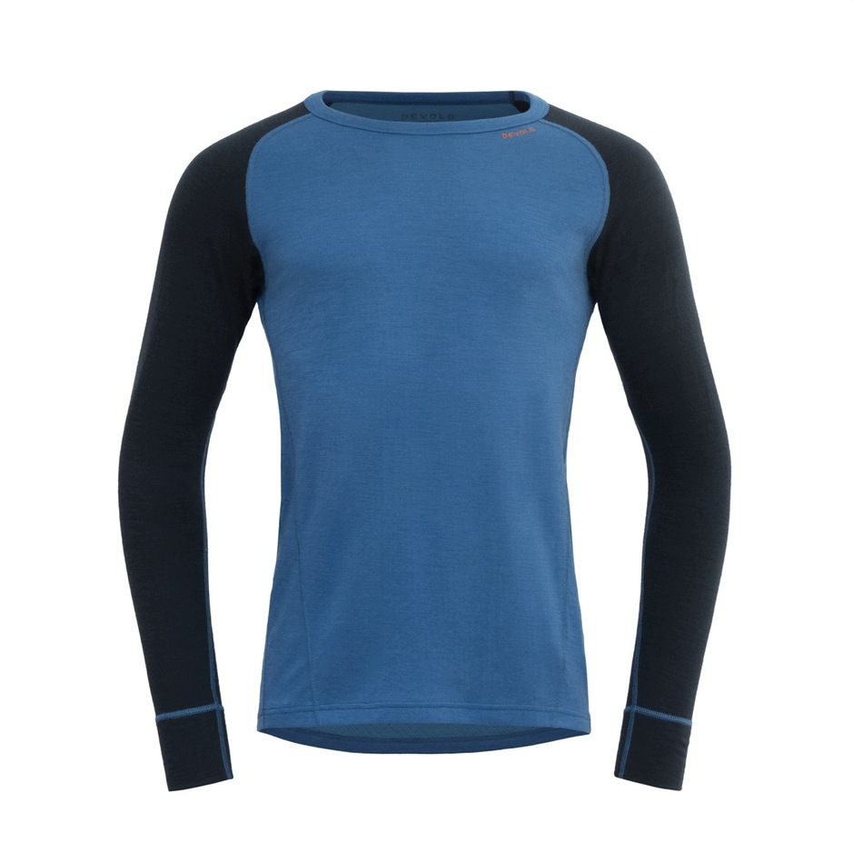 Pánská termoaktivní trička Devold Duo Active Merino 205 modrá M