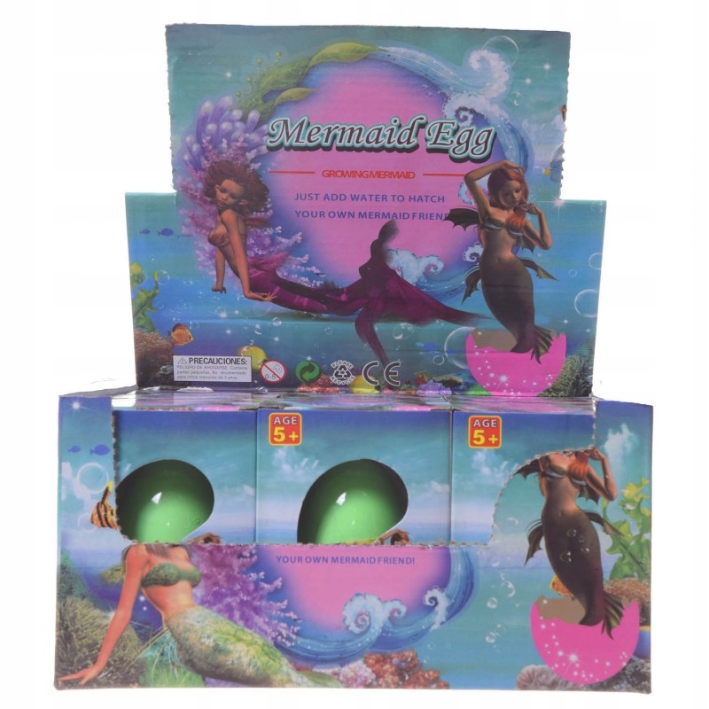 SYRENKA ROSNĄCA W JAJKU WYKLUWANIE 48H JEDNOROŻEC Bohater brak