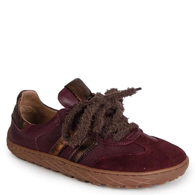 Lemar 10190 Barefoot Vínové Kožené Tenisky 38