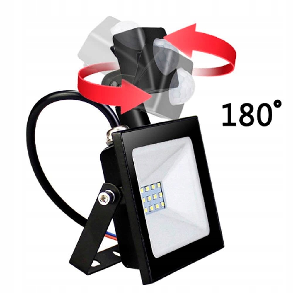 LAMPA ZEWNĘTRZNA NAŚWIETLACZ HALOGEN Z CZUJNIKIEM RUCHU LED 30W Marka inna