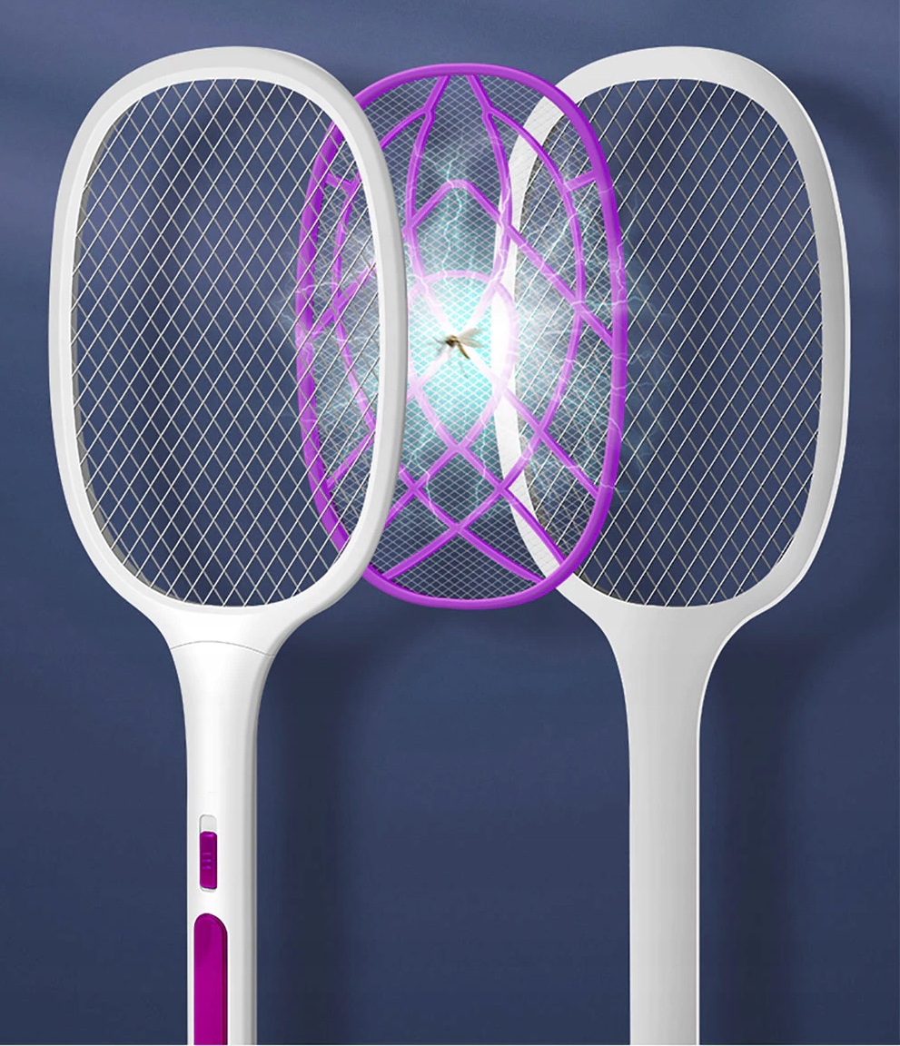 PALETKA NA KOMARY ELEKTRYCZNA ŁAPKA ZE STACJĄ 2W1 Producent inna