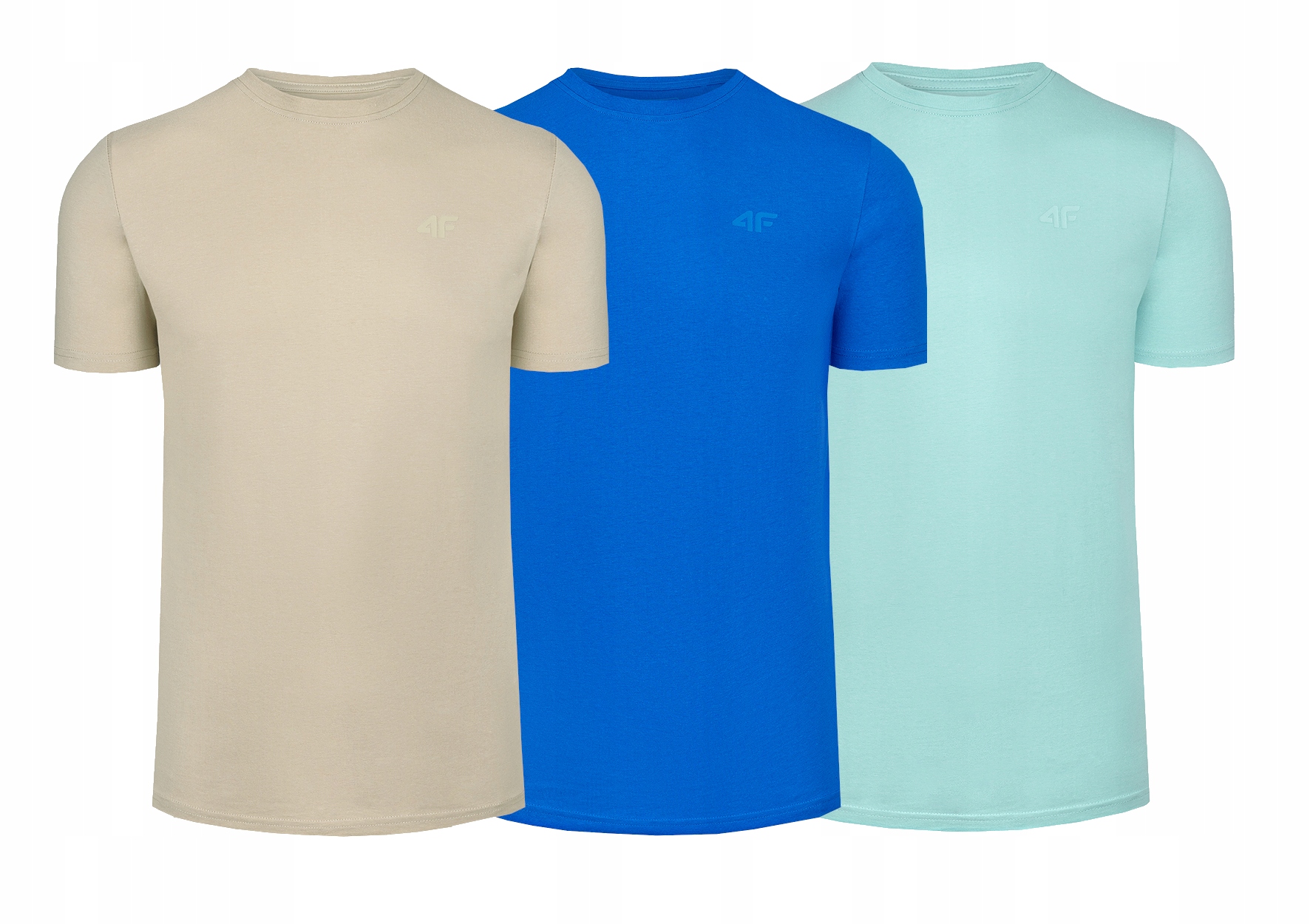 

4F T-shirt Koszulka Męska Zestaw 3 Szt.