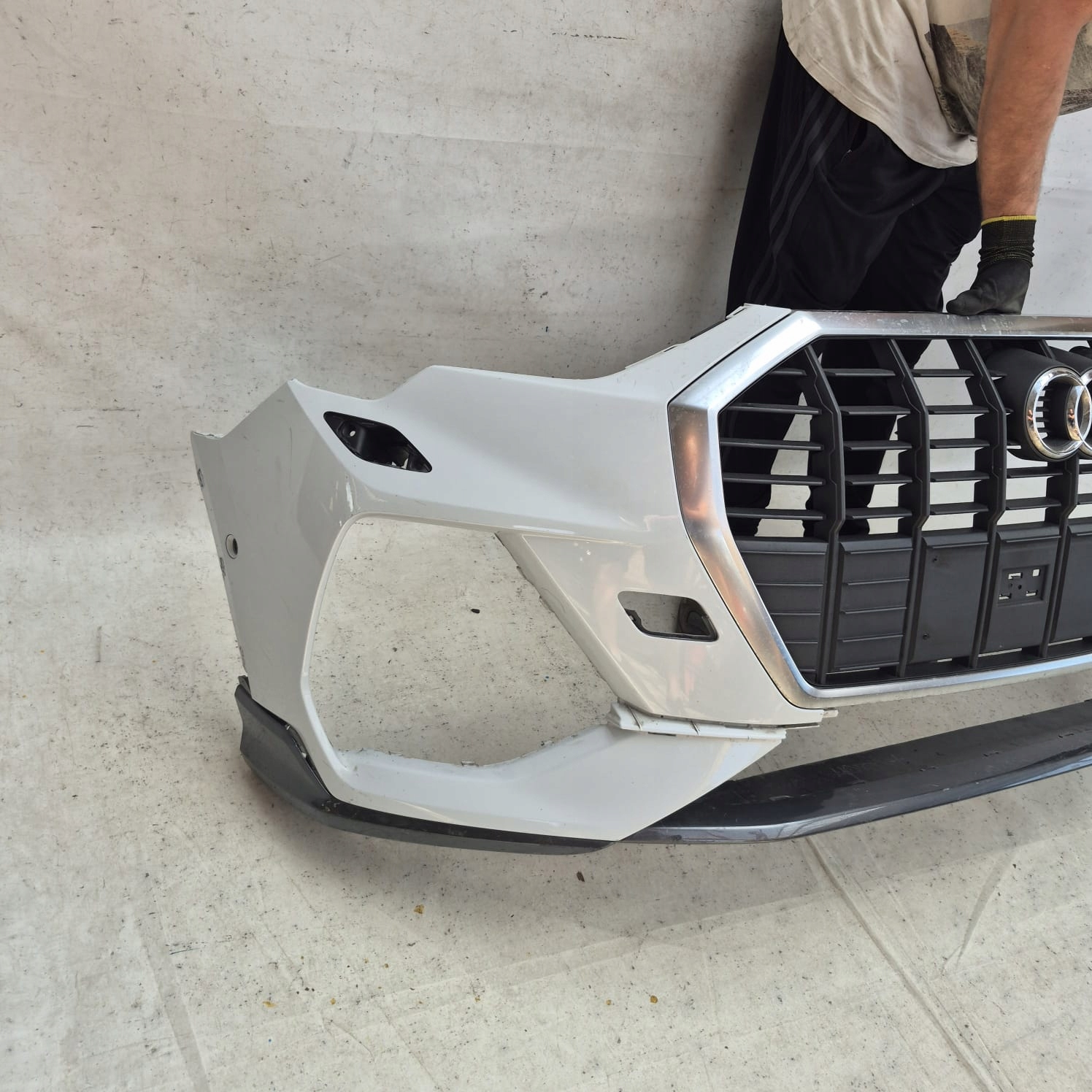 AUDI Q3 S-LINE 83A 18- bumper front front 83A807438D SPR