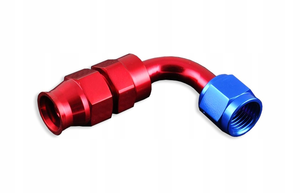 

AN8 90' Ptfe Końcówka paliwowa olejowa Jic Czerw.