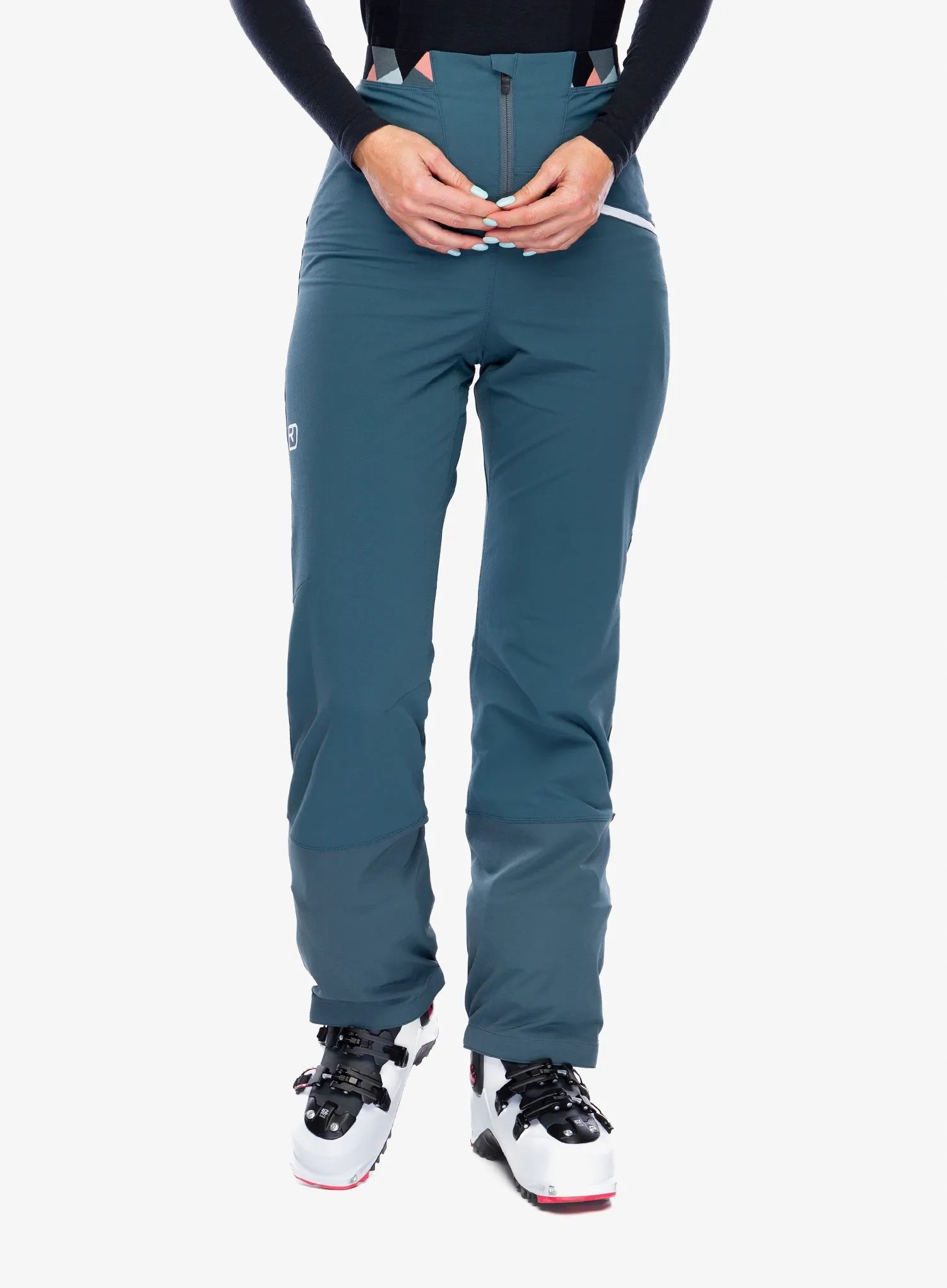 Dámské softshellové kalhoty Ortovox Punta Berrino Stretch d. arctic grey L