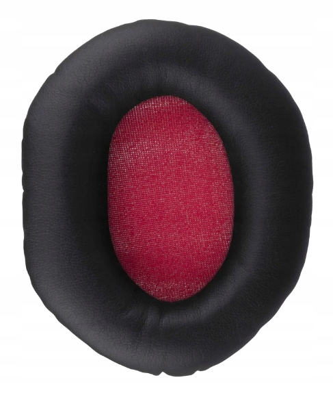 Xcessor Wymienne nauszniki z pianki czarno-czerwon