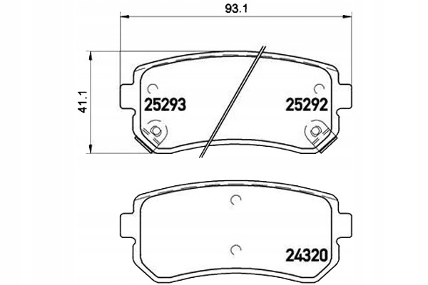 Brembo Brzdové Destičky Hyundai Tucson 1.6 T-gdi