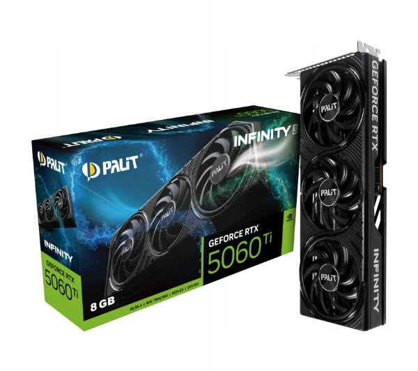 Karta graficzna Palit GeForce Rtx 5060 Ti Infinity 3 8GB GDDR7 128bit Dlss