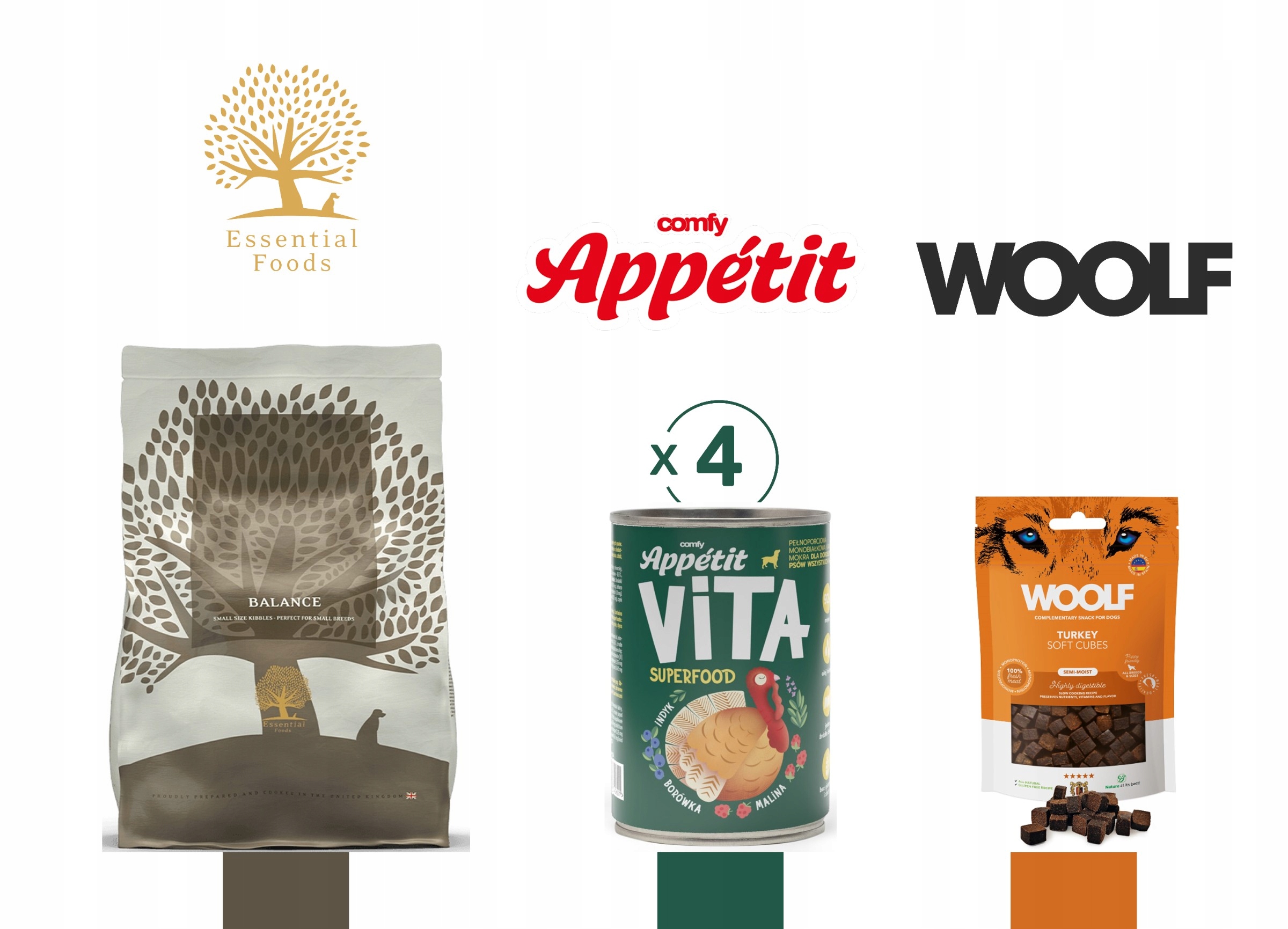 Levně Test Pack Premium Vyvážený set pro psa Monoproteinový pro malá plemena